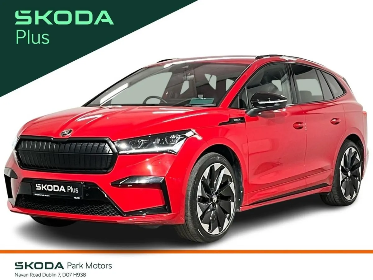 Skoda Enyaq Sportline IV 80 - 21 Inch Alloys - Rev - Image 1
