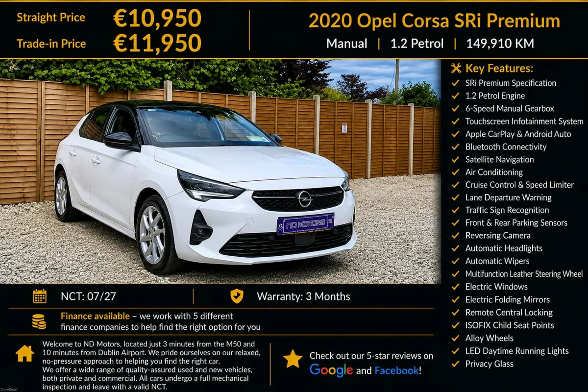 🆕️2020 Opel Corsa 1.2i SRi Premium🆕️ - Image 1