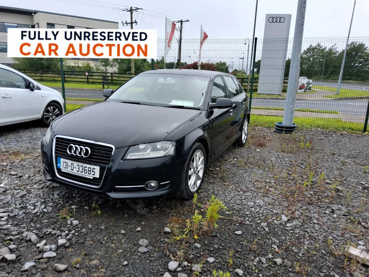 Maindealer Auction Unreserved Audi A3 2013 - Image 1
