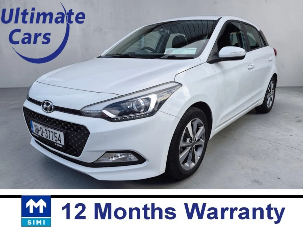 2018 Hyundai i20 Deluxe 12 Months Warranty Finance - Image 1