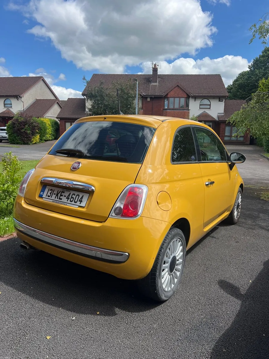 2013 Fiat 500 1.2 Lounge petrol- yellow- Stylish - Image 2
