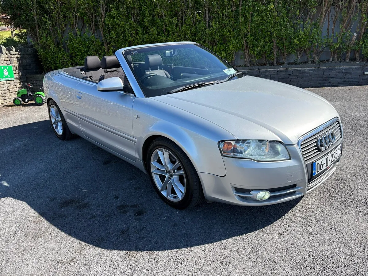 Audi A4 Cabriolet Low Mileage and Long NCT - Image 2