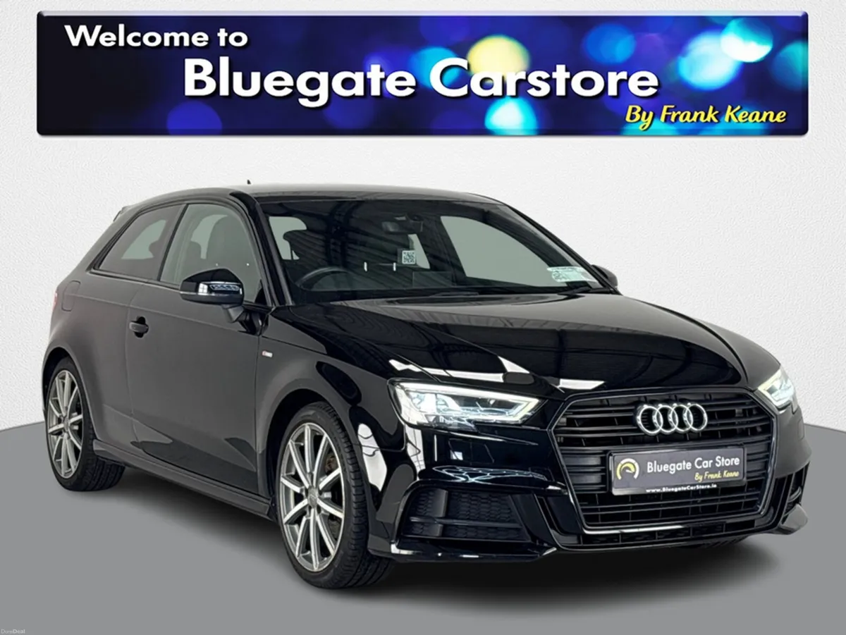 Audi A3 S LINE TFSI 3DR BLACK EDITION**UPGRADED AL - Image 1