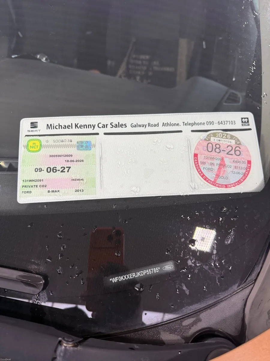 Ford B-Max 2013 1.6 petrol Automatic - Image 3