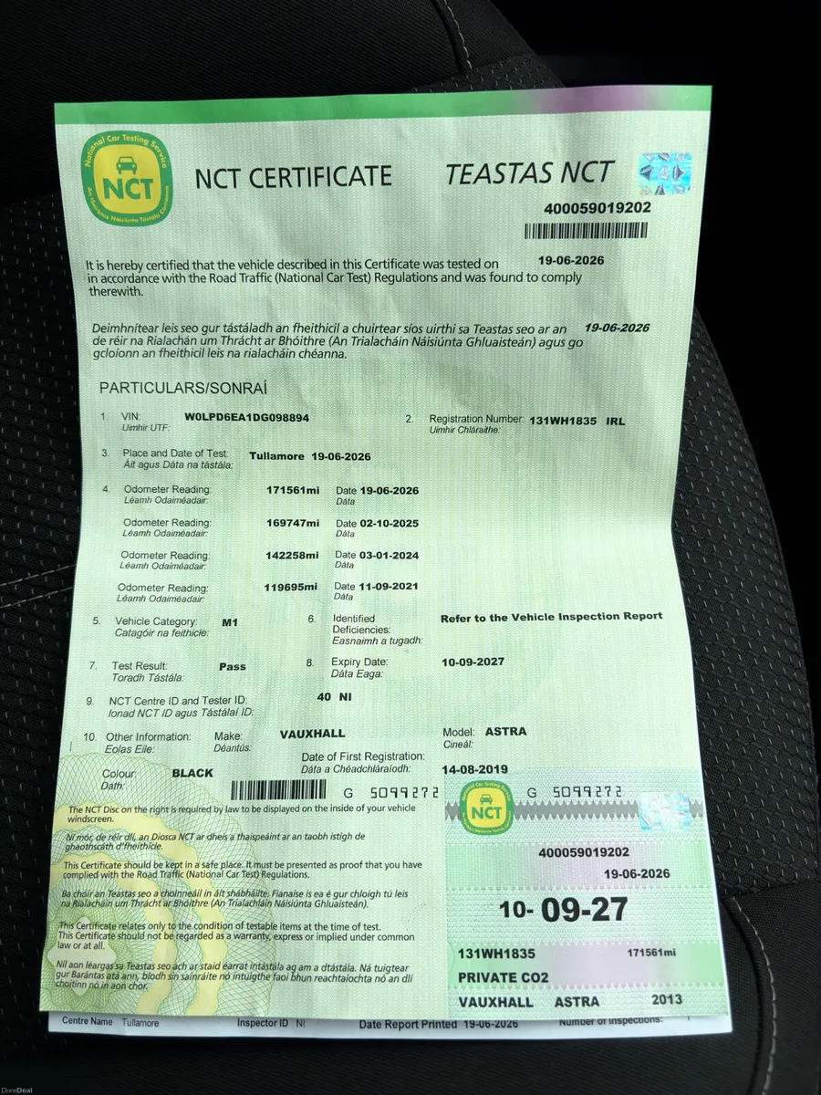 Opel Astra 2013 1.3 CDTI new nct 9/27 tax 6/26 - Image 4