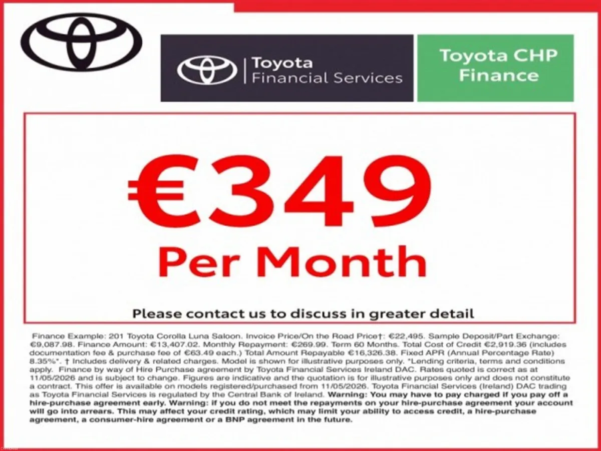 Toyota C-HR 1.8 Hybrid- Auto-Luna Edition- NCT Feb - Image 4