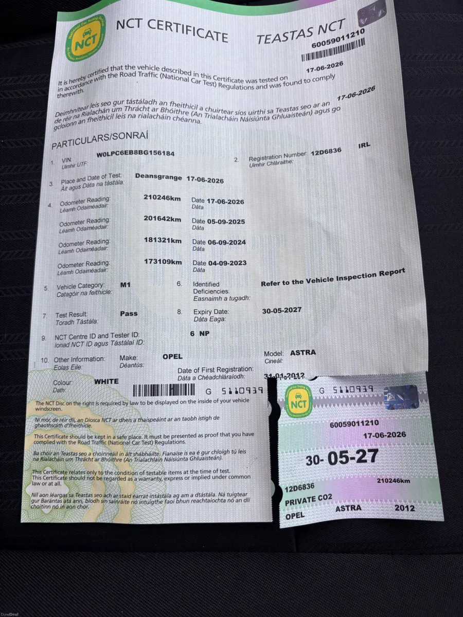 2012 Opel Astra*FRESH NCT and SERVICE* - Image 4