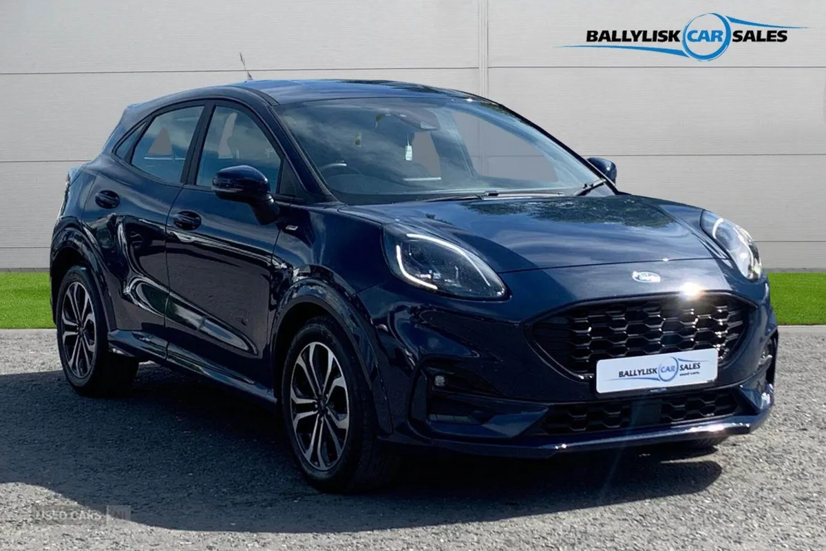 Ford Puma 1.0T 125PS ST-Line in Blazer Blue with 2 - Image 1