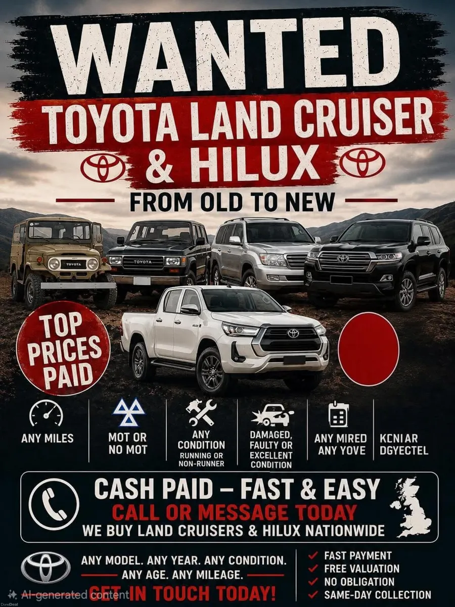 All DAMAGE CARS VANS JEEPS WANTED - Image 1