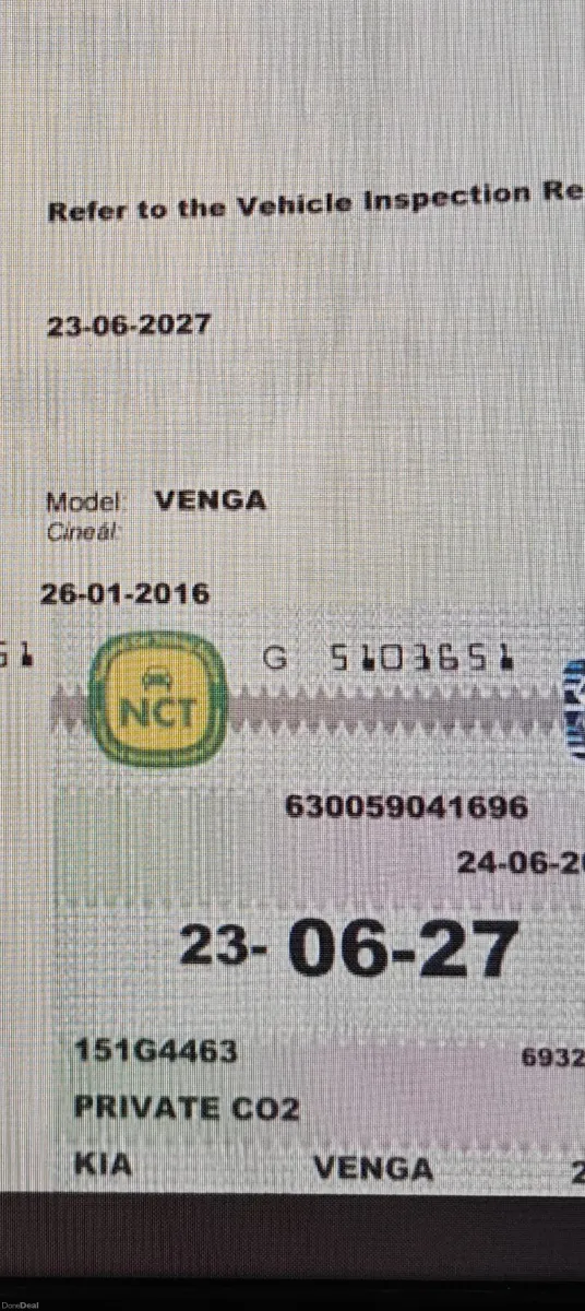 Kia Venga 151 Diesel  69,300 m Nct 6/27 Tax 1/27 - Image 5