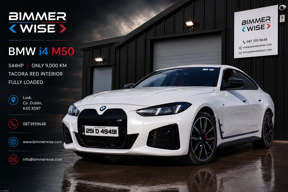 Only 9,000 KM – As New BMW i4 M50 - Image 1