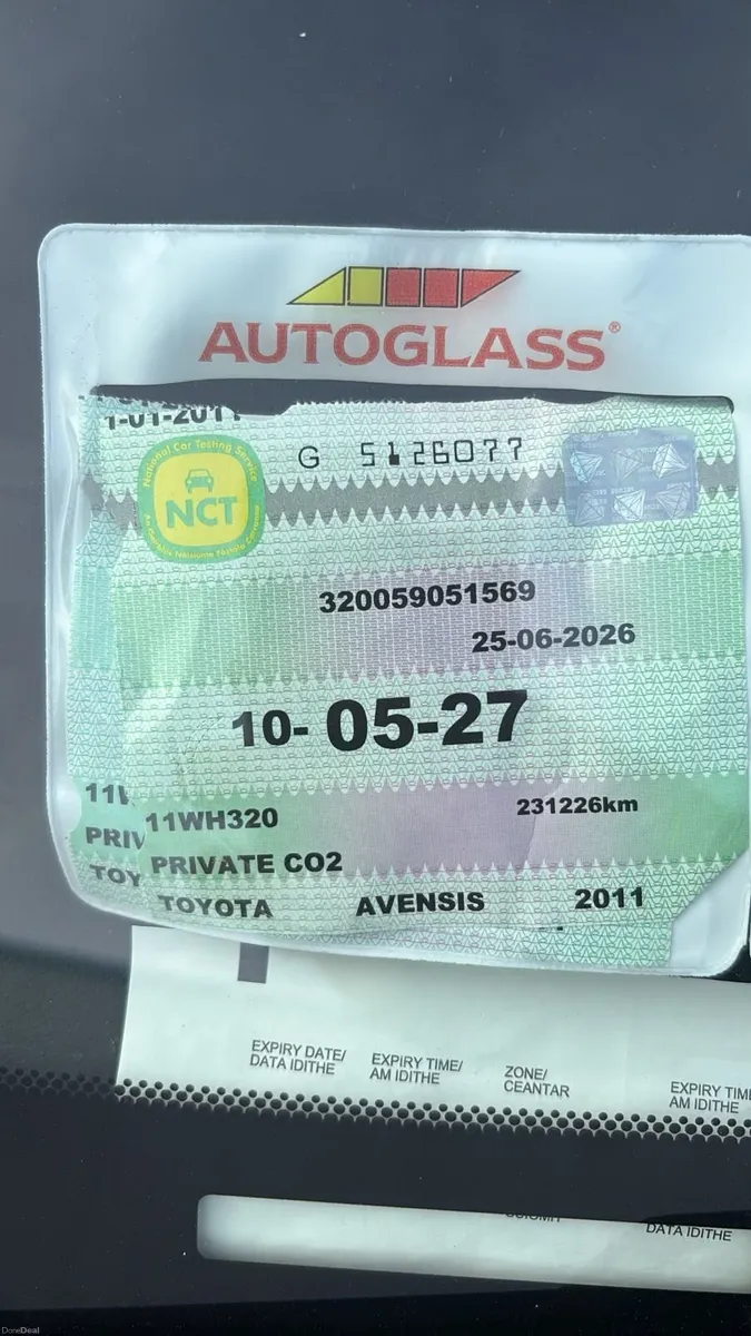 11 Toyota Avensis 1.6 Petrol Strata Sal - Image 2