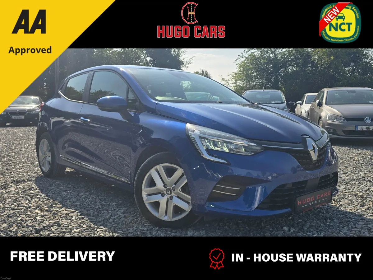 202 Renault Clio 1.0/Only 19k km/New NCT/1yr warra - Image 1