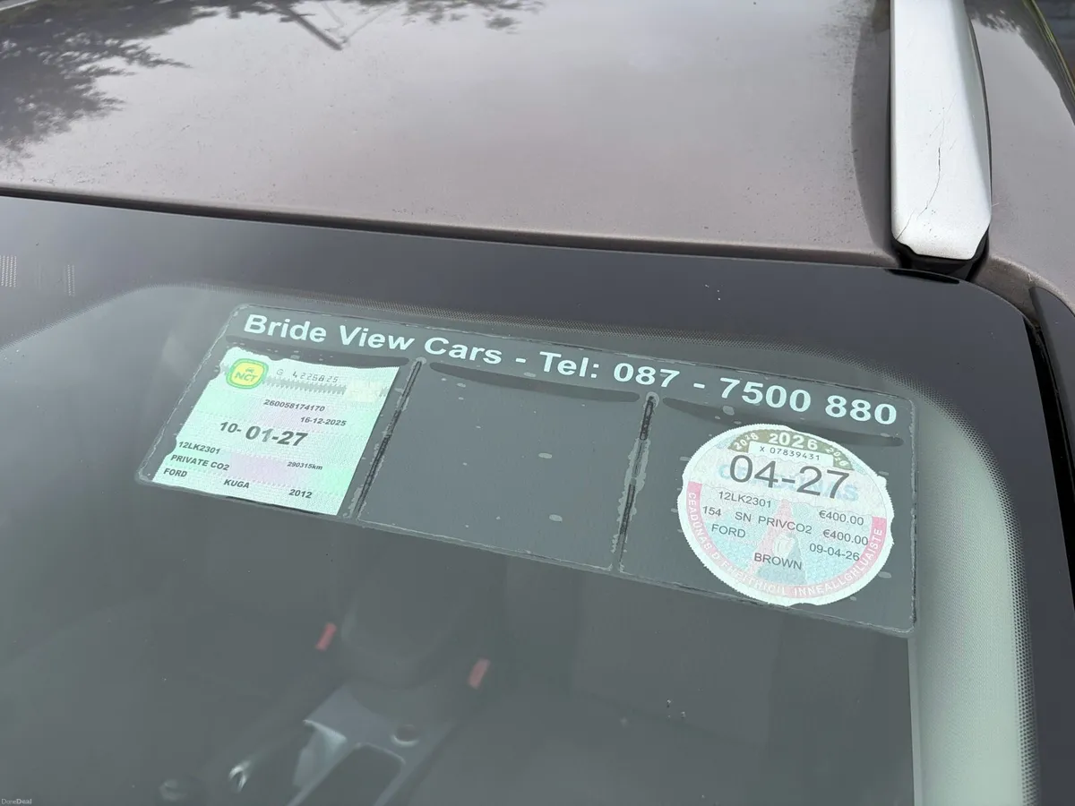 2012 Ford Kuga NCT01/27 TAX04/27 - Image 2