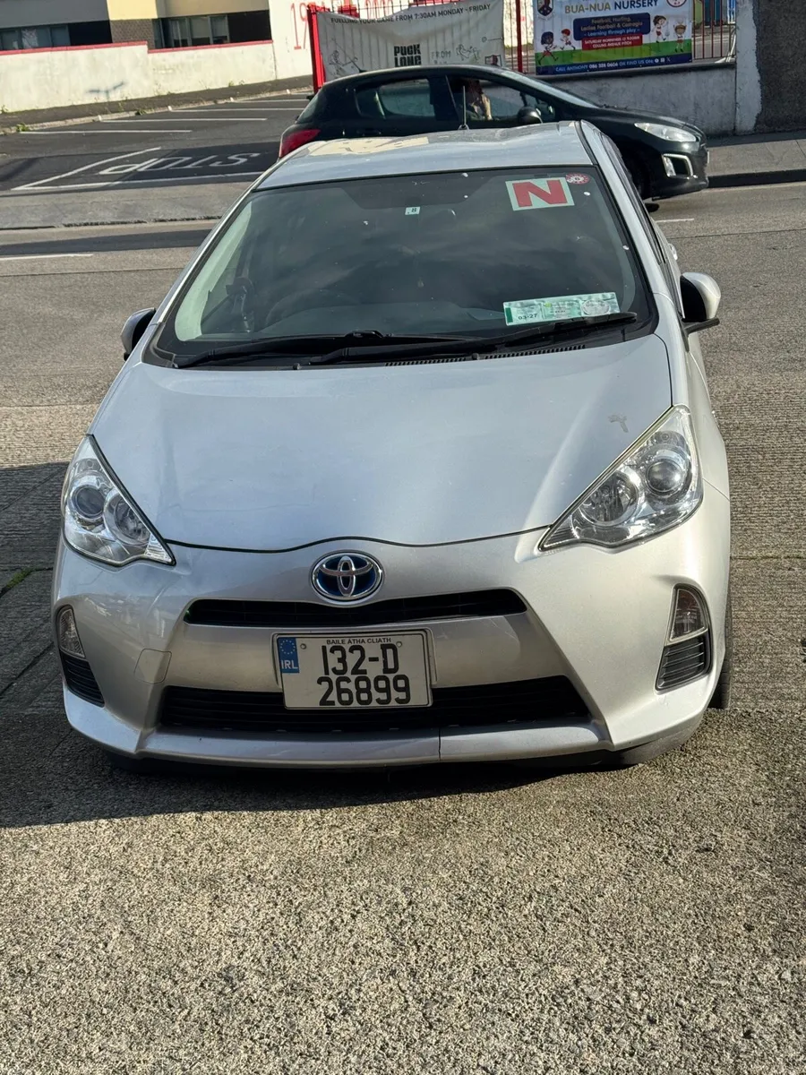 Toyota Aqua 2013 Hatchback Petrol Hybrid Silver - Image 1