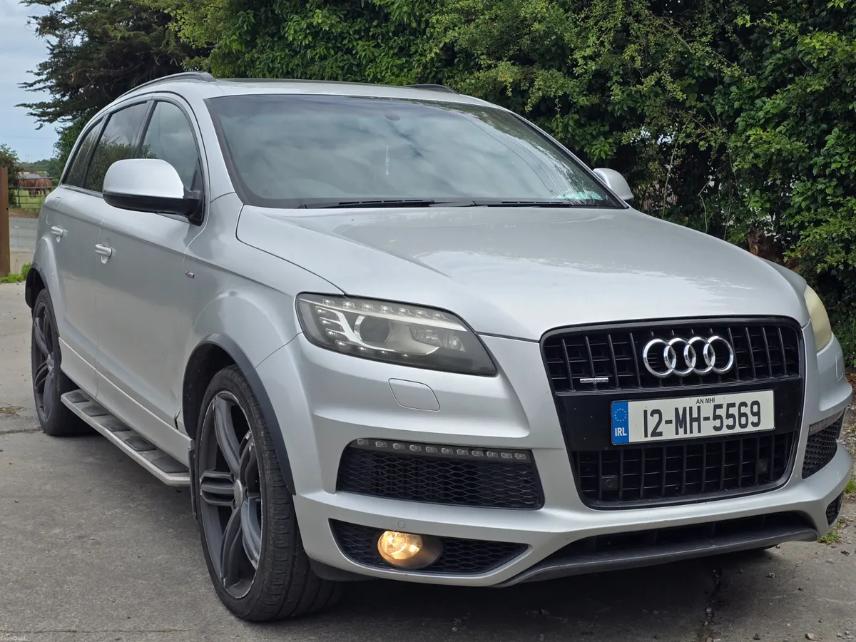 €6990 Audi Q7 2012 sline tdi auto 7 seats  €6990 - Image 1
