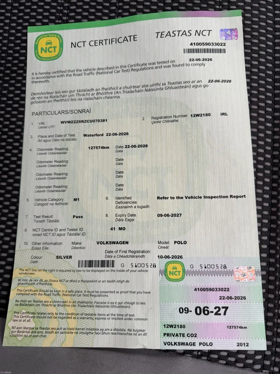 Volkswagen polo 2012 automatic 1.2L - Image 2