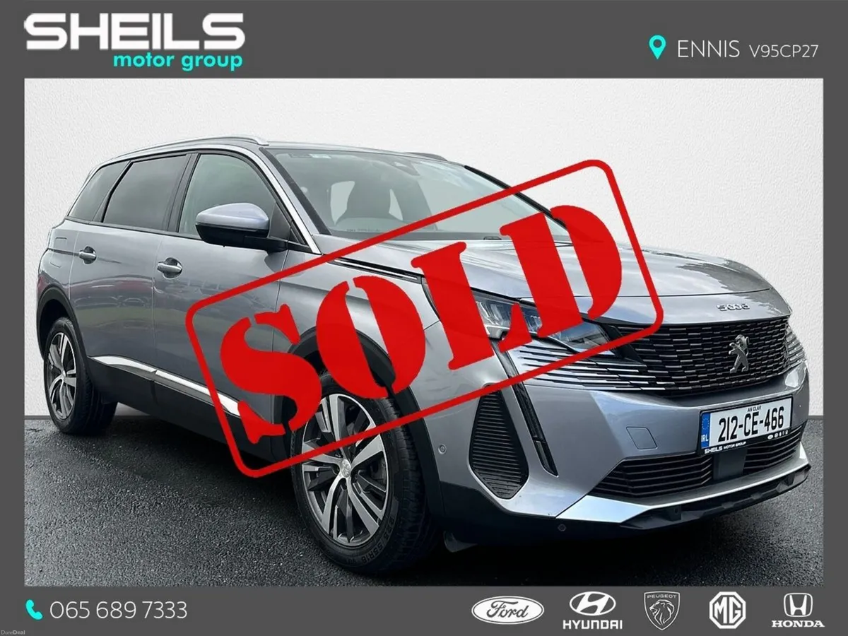 Peugeot 5008 *SOLD* 1.5 Diesel Allure 130BHP 7 Sea - Image 1