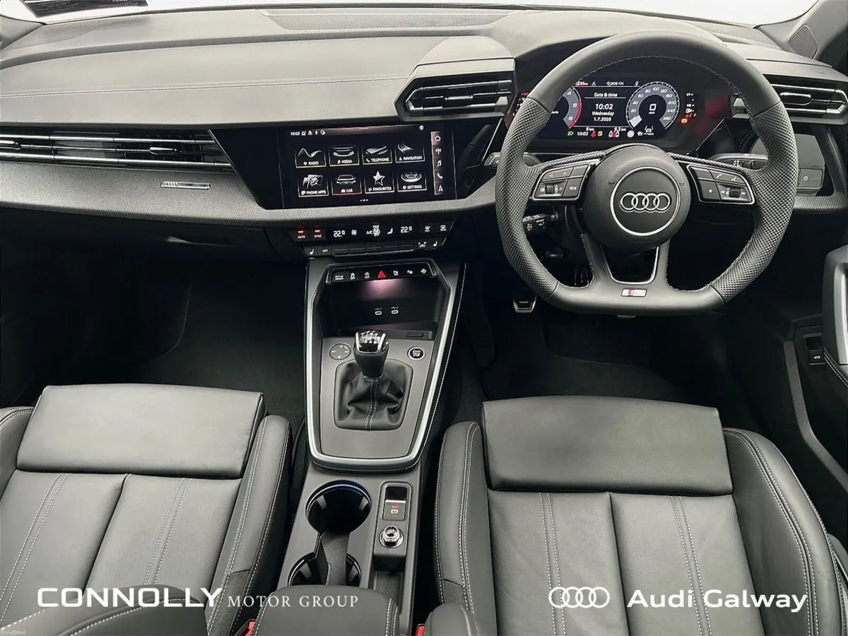 Audi A3 €430 p/m - S-LINE SALOON TDI M/T - Image 4