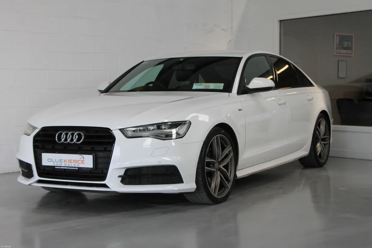 Audi A6 2016, S-Line Black Edition Ibis White - Image 1