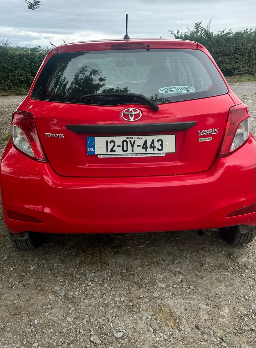 2012 Toyota Yaris 1.0 Petrol - Red - NCT 02-2027 - Image 4