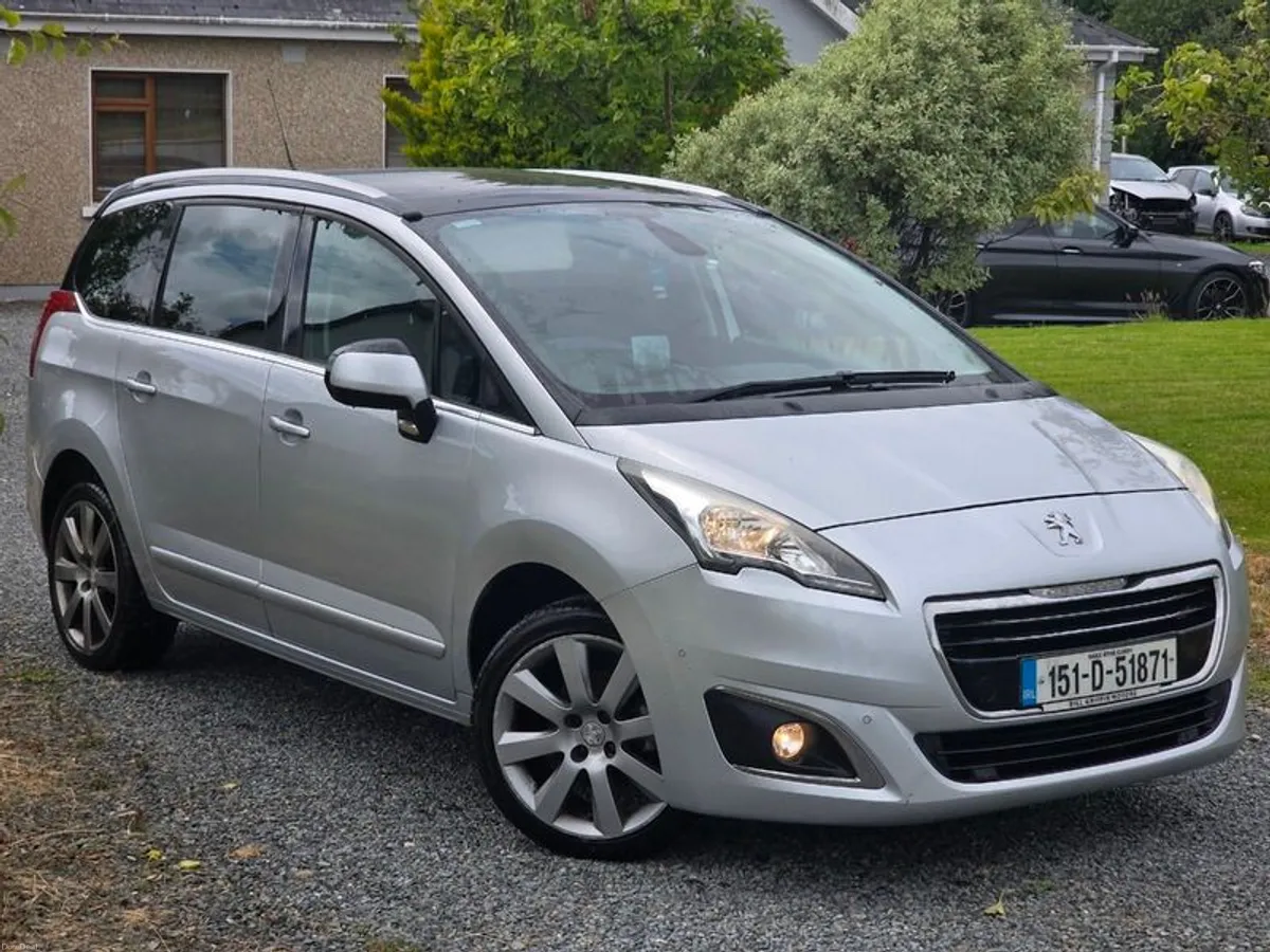 2015 Peugeot 5008 NEW NCT 01/27 4 New Tyres - Image 1