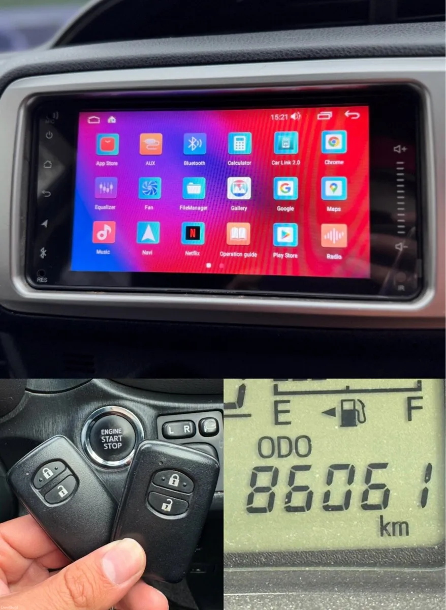2014 TOYOTA VITZ. 86K KMs. AUTO 1.3L NEW NCT - Image 5