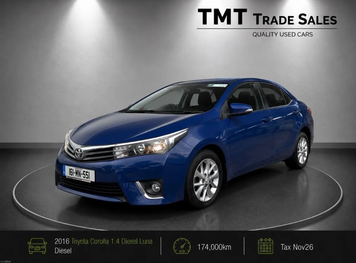 2016 Toyota Corolla 1.4 Diesel Luna - Image 1