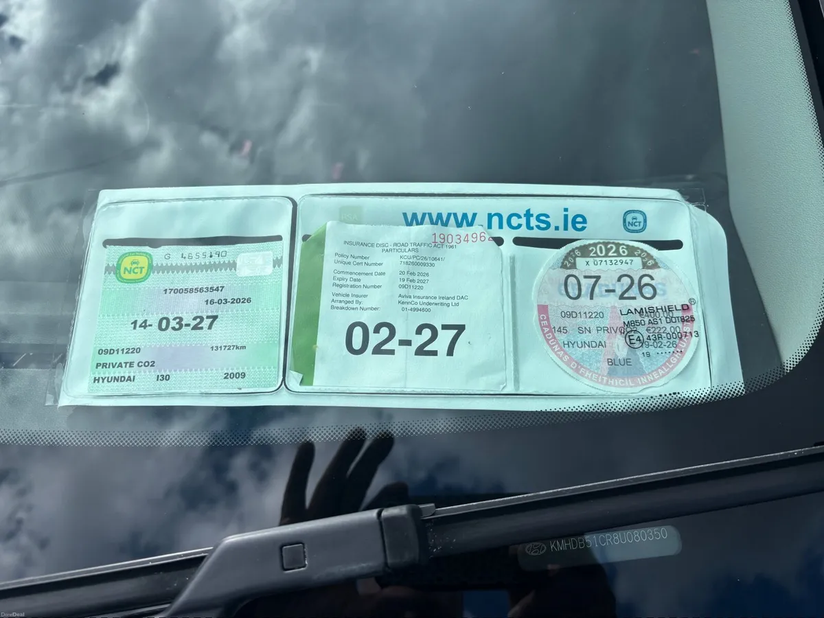 Car2009 Hyundai i30 1.4 Petrol – NCT Until March 2 - Image 3
