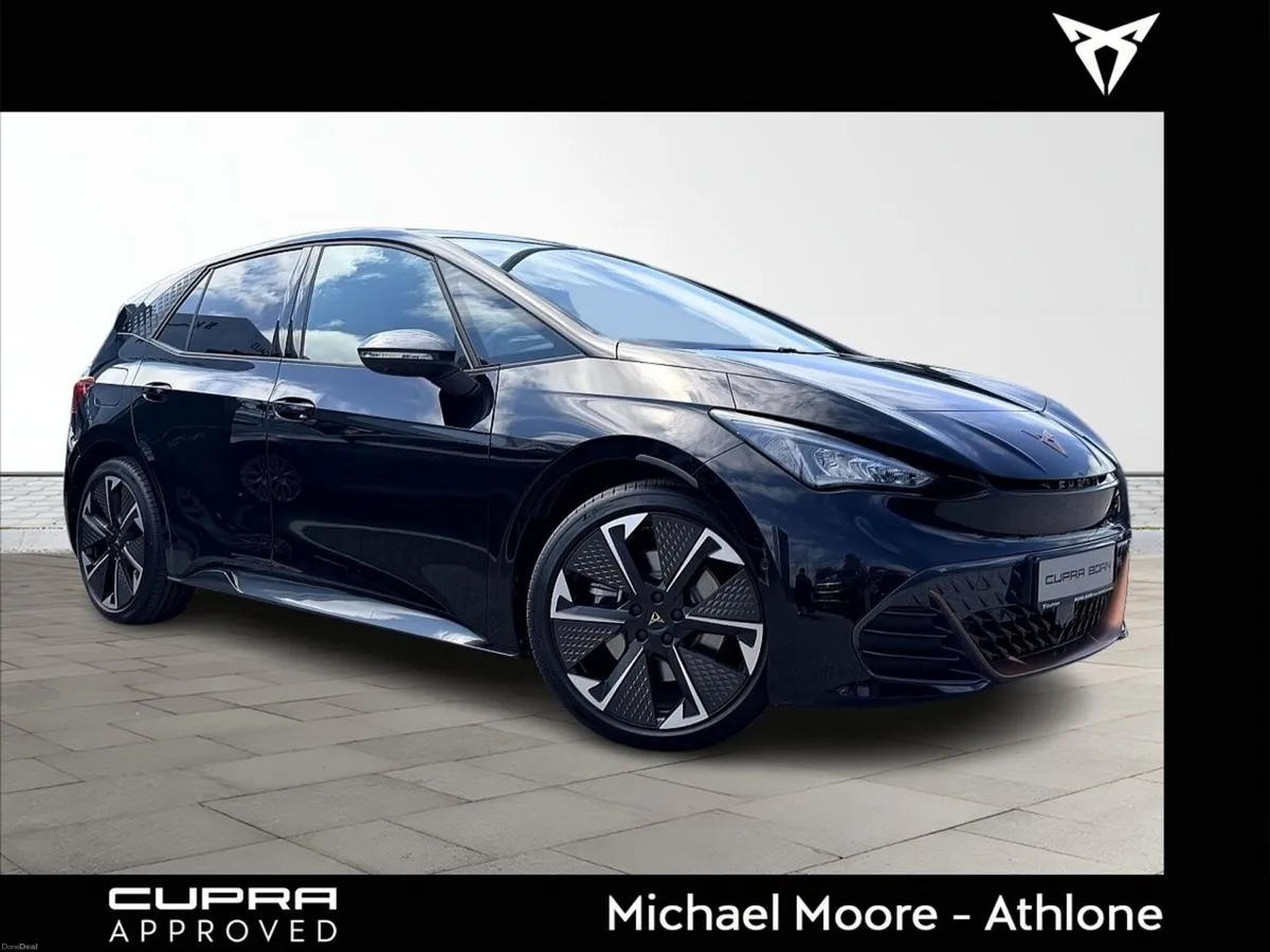 Cupra Born VZ 326BHP Midnight Black Pan Roof Sennh - Image 1