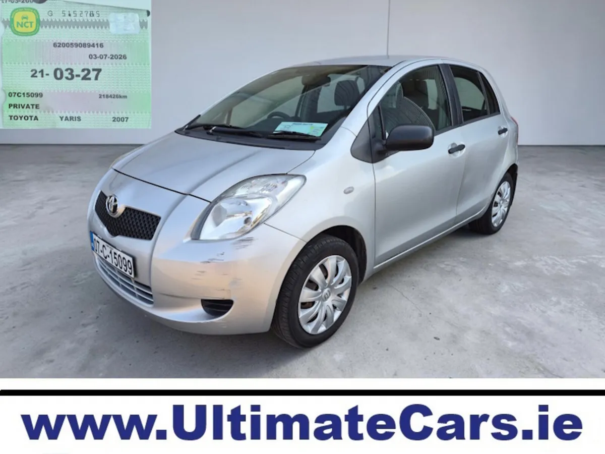 2007 Toyota Yaris New NCT 03/2027 - Image 1