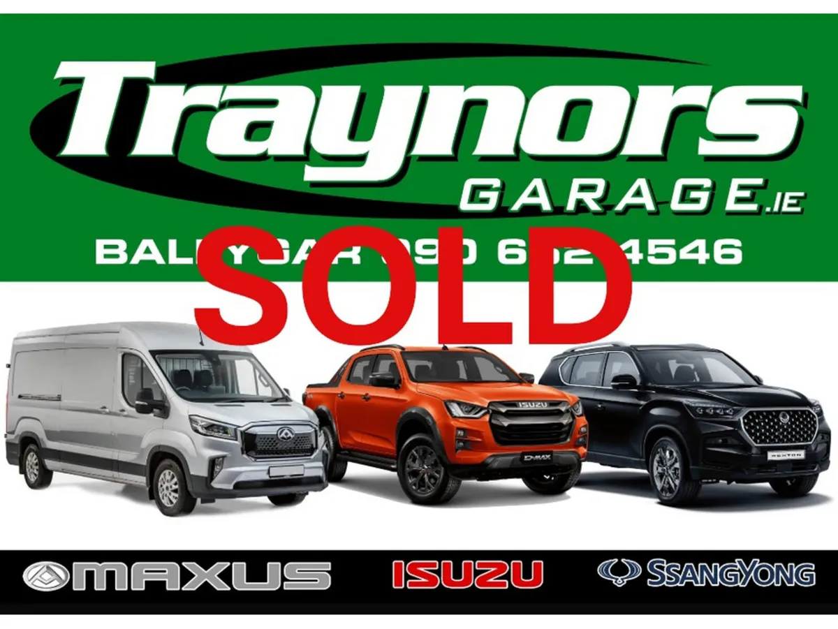 Isuzu D-Max BLACK 2 SEATER SINGLE CAB €333 ROAD TA - Image 1