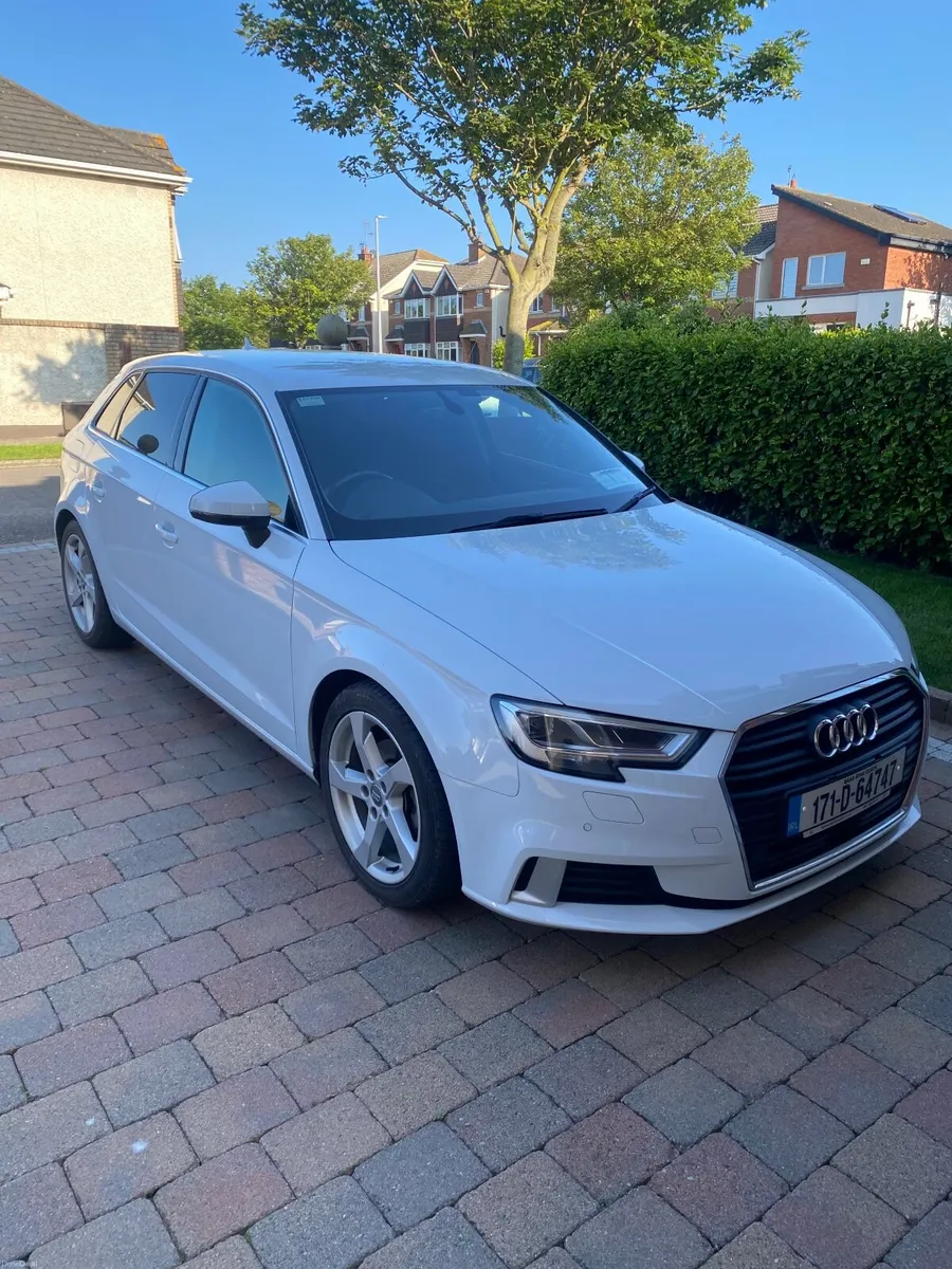 White Audi A3 2017 (171) AUTOMATIC/LOW MILEAGE - Image 1