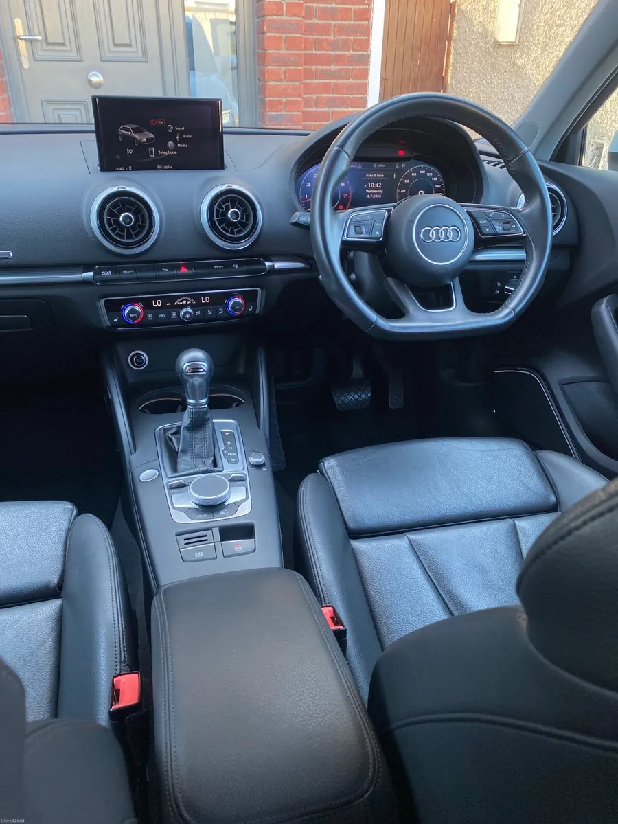 White Audi A3 2017 (171) AUTOMATIC/LOW MILEAGE - Image 3