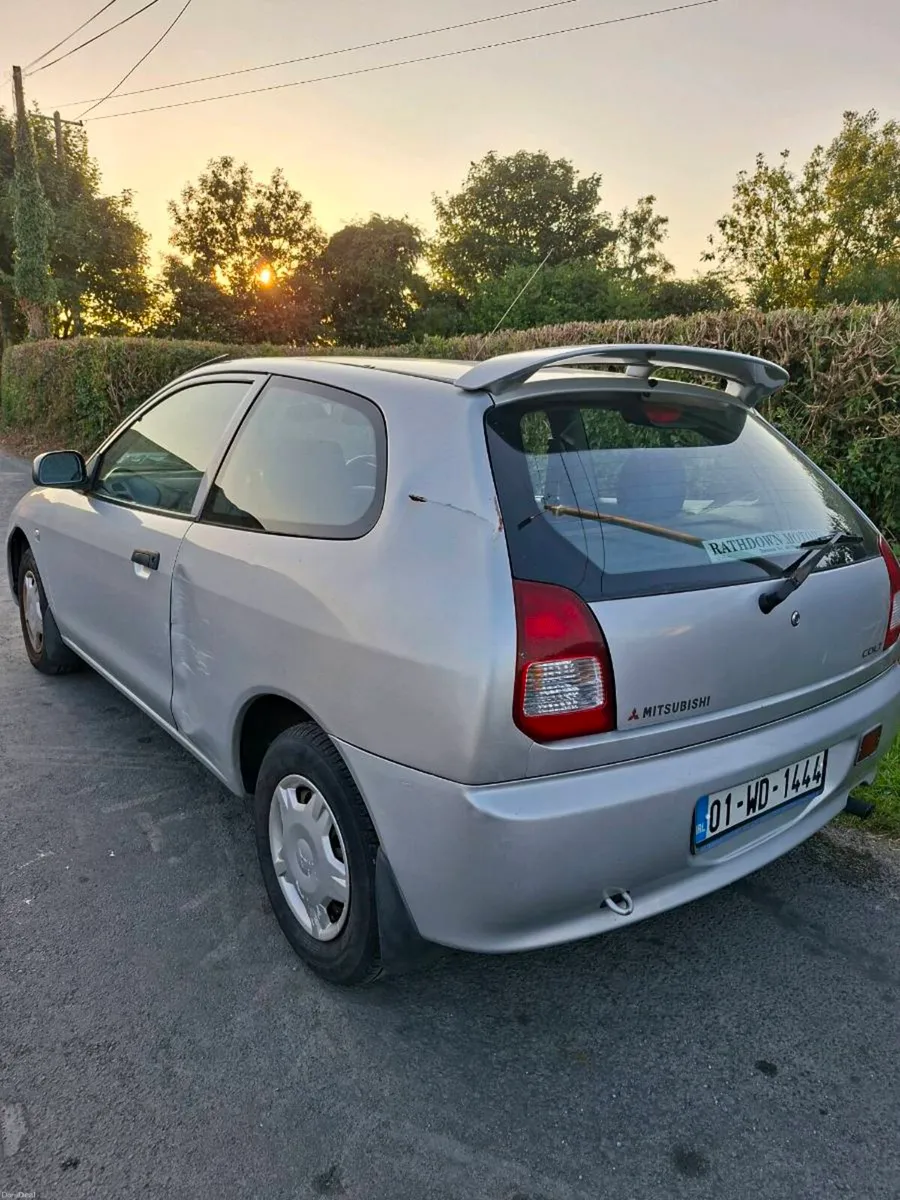 MITSUBISHI COLT 2001 3DR NCT TAXED LOW MILES - Image 2
