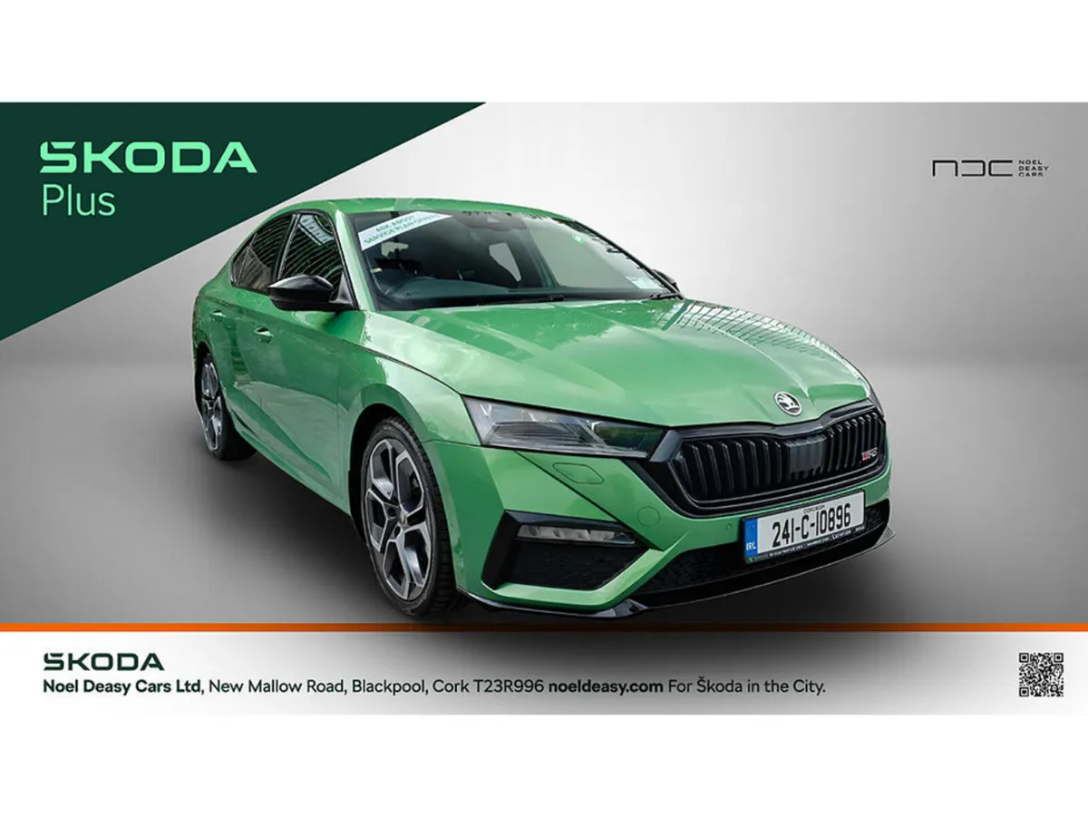 Skoda Octavia 2.0 TDI RS 200 BHP- COSMIC GREEN- GR - Image 1