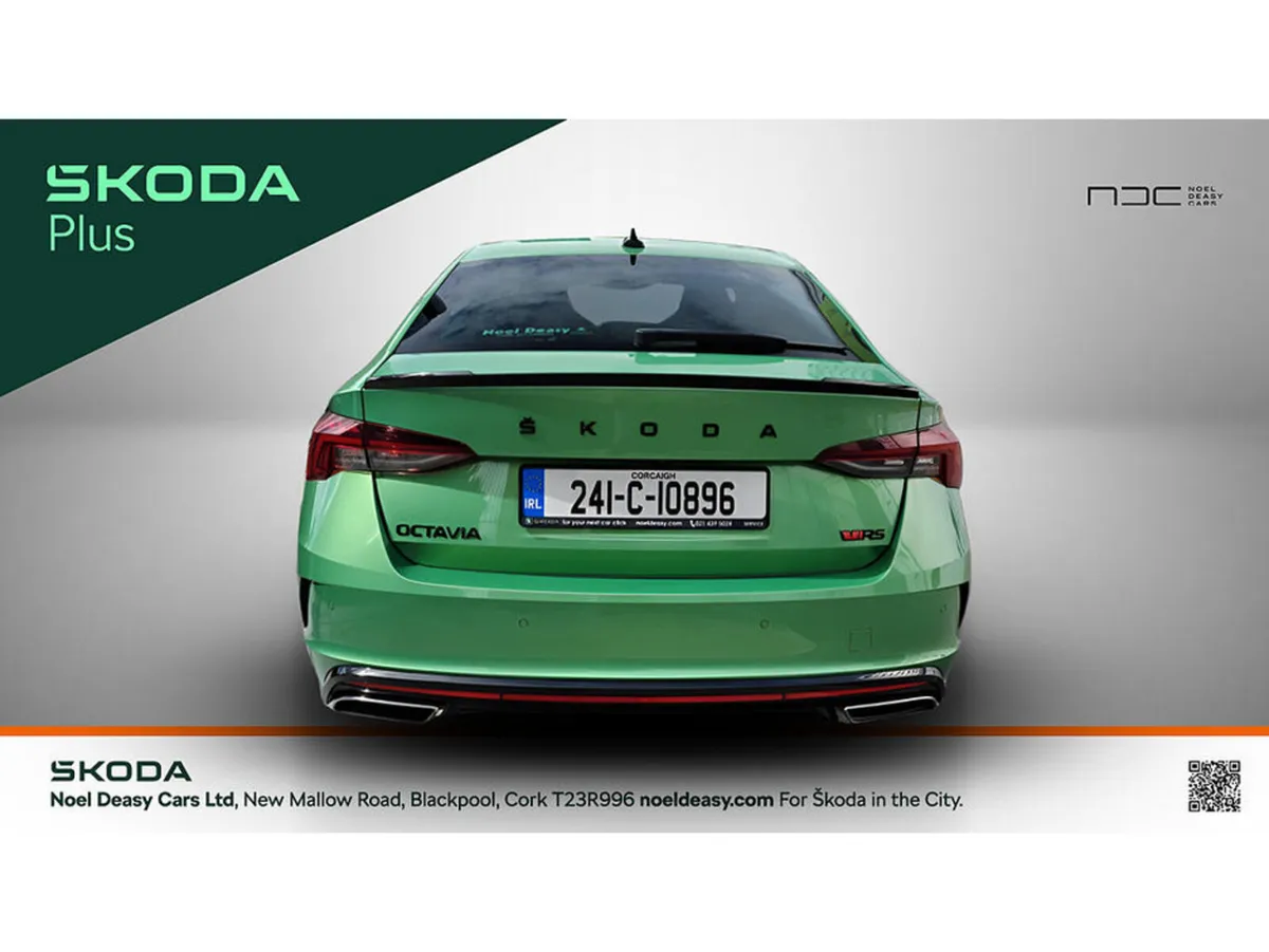 Skoda Octavia 2.0 TDI RS 200 BHP- COSMIC GREEN- GR - Image 3