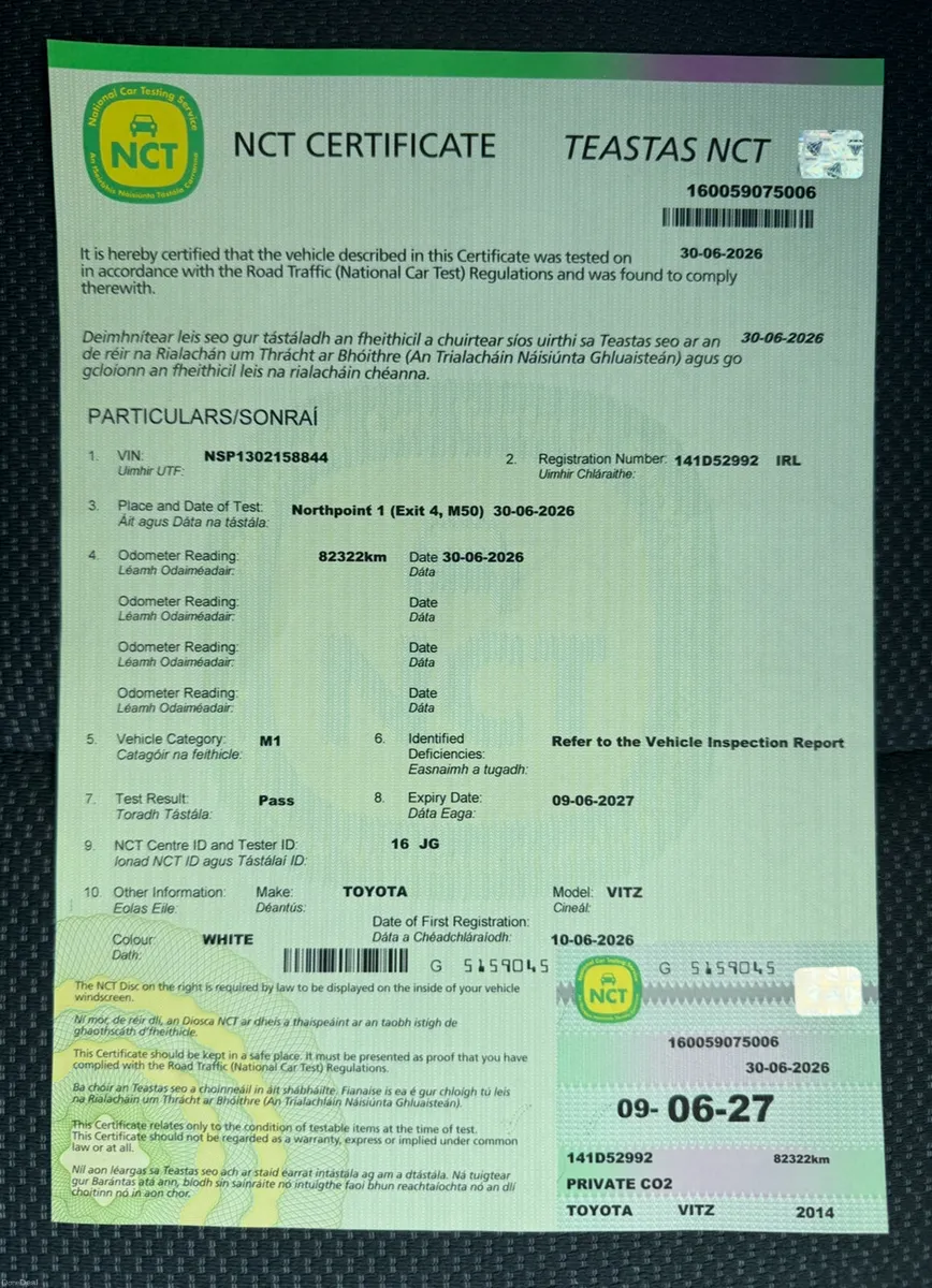2014 TOYOTA VITZ. NEW NCT. AUTO 1.3L - SPOTLESS - Image 6