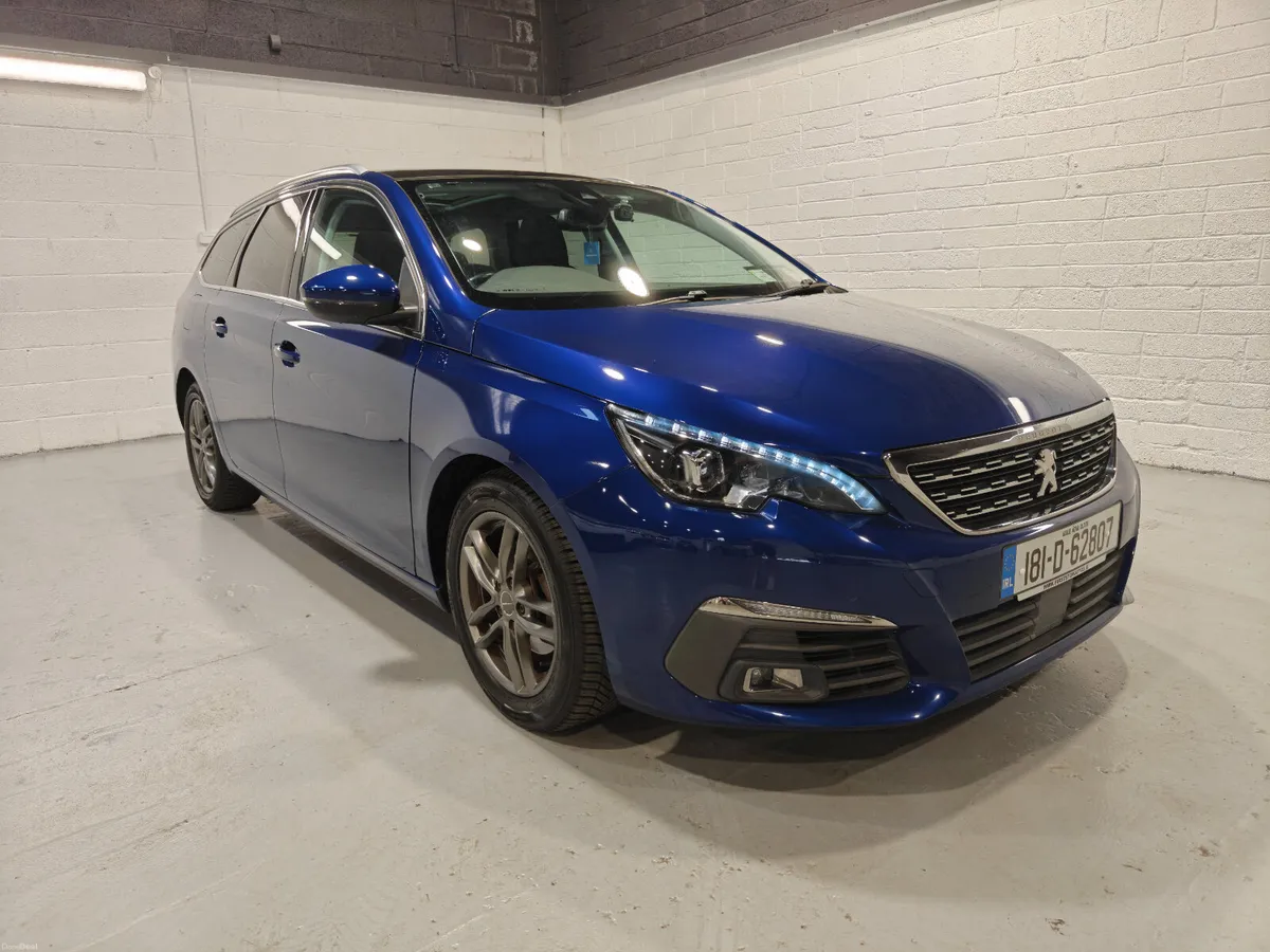 2018 PEUGEOT 308 ALLURE 1.6 HDI AUTOMATIC PAN ROOF - Image 1