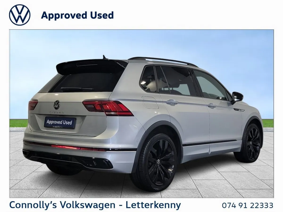 Volkswagen Tiguan R-LINE 2.0TDI DSG 150HP *Black P - Image 3