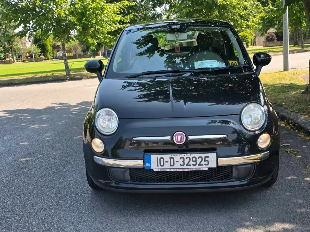 10 Fiat 500 1.2 Lounge A/C Pan Roof Only 75000kms - Image 2