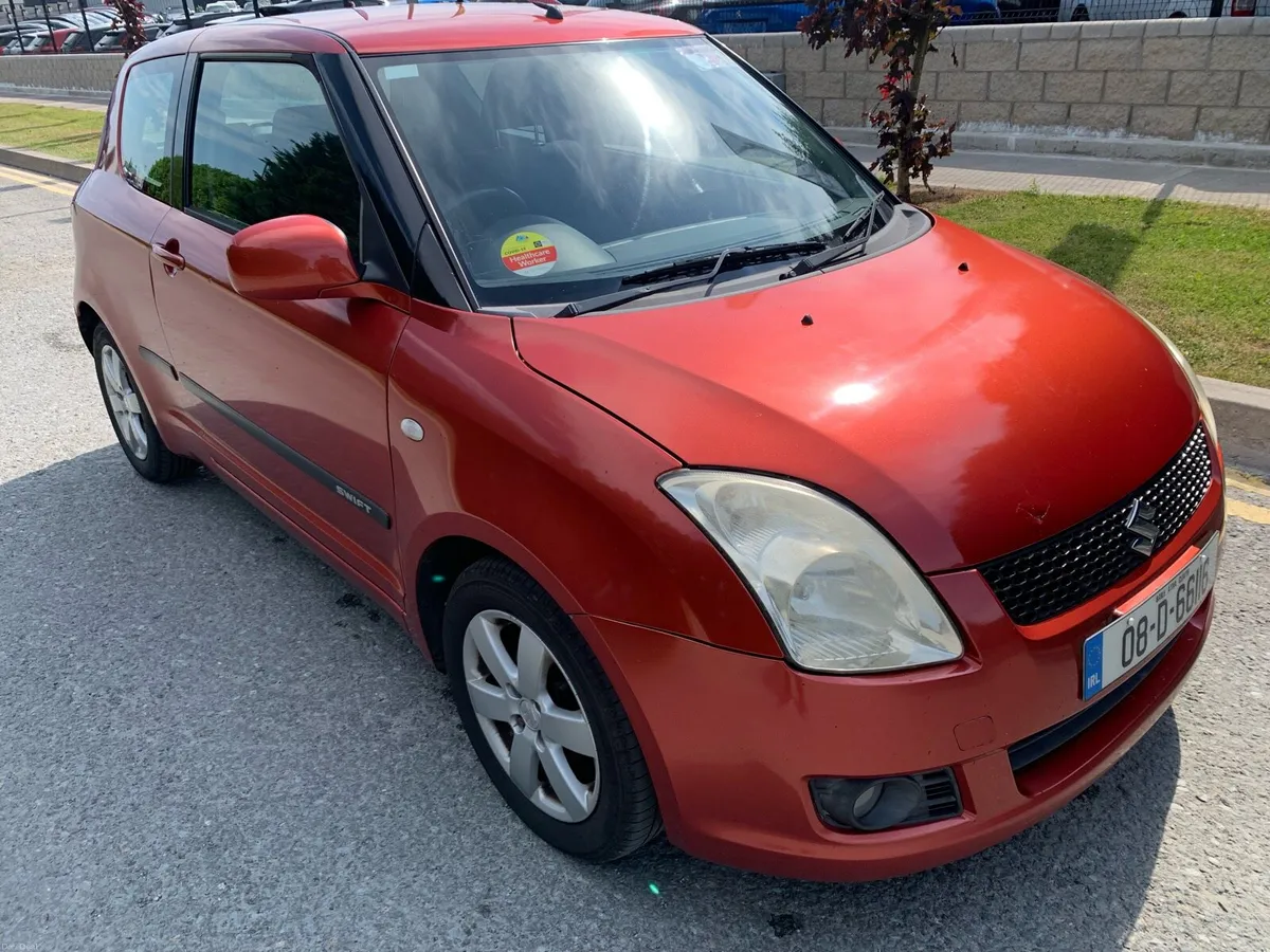 2008 Suzuki Swift petrol, Nctd 1/27, Taxed 3/27 - Image 2