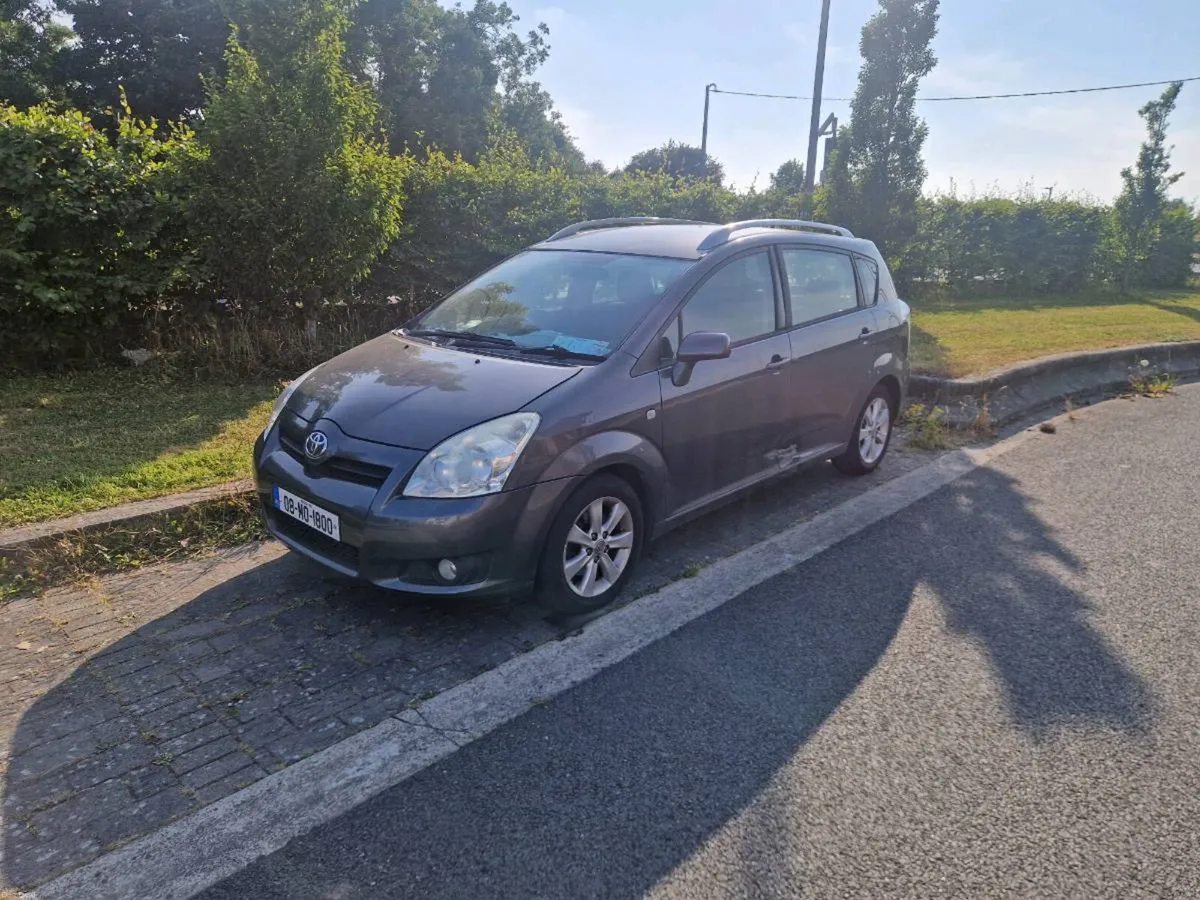 2008 Toyota corolla Verso 7 seats nct and tax - Image 1