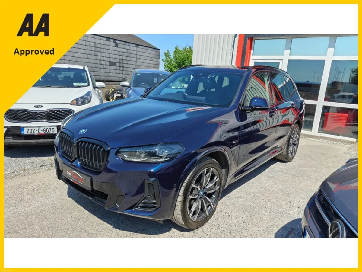 BMW X3 2022 M Sport Pro Tanzinite Blue - Image 5