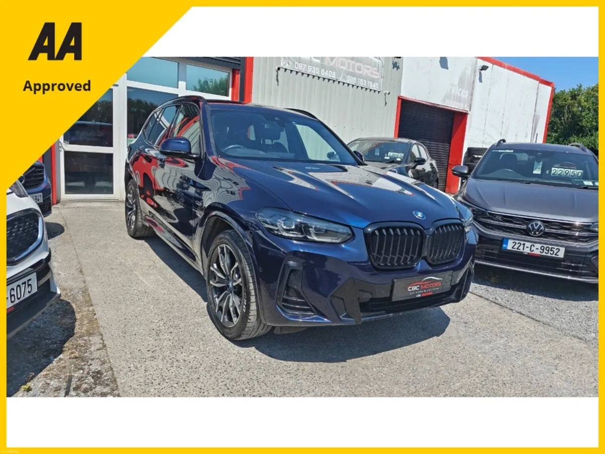BMW X3 2022 M Sport Pro Tanzinite Blue - Image 2