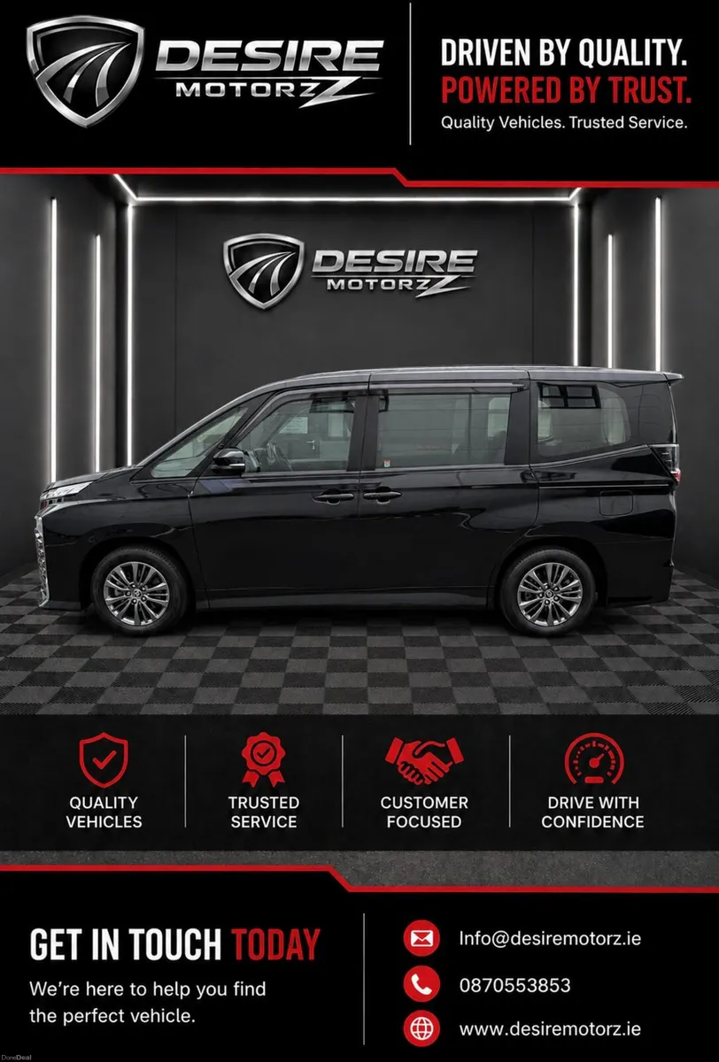 2022 Toyota Voxy 1.8 Hybrid–8-Seater–Low Mileage - Image 2