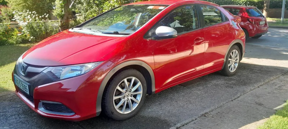 2014 Honda Civic 1.3p Long NCT,Taxed,low mge Sat N - Image 1