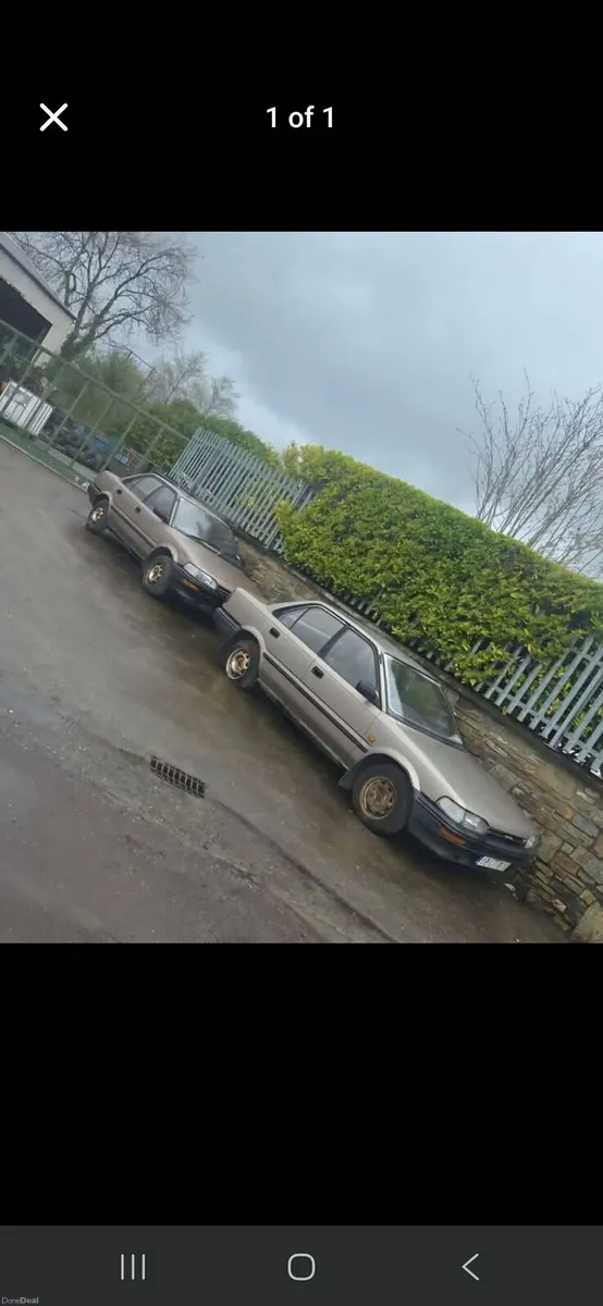 Toyota Corollas x2