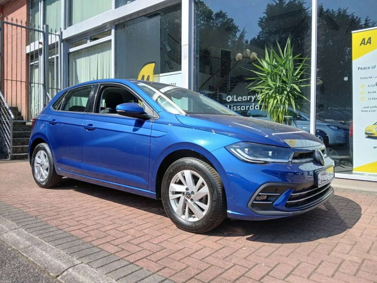 Volkswagen Polo 1.0 TSI 95HP Style DSG, Reef Blue, - Image 1
