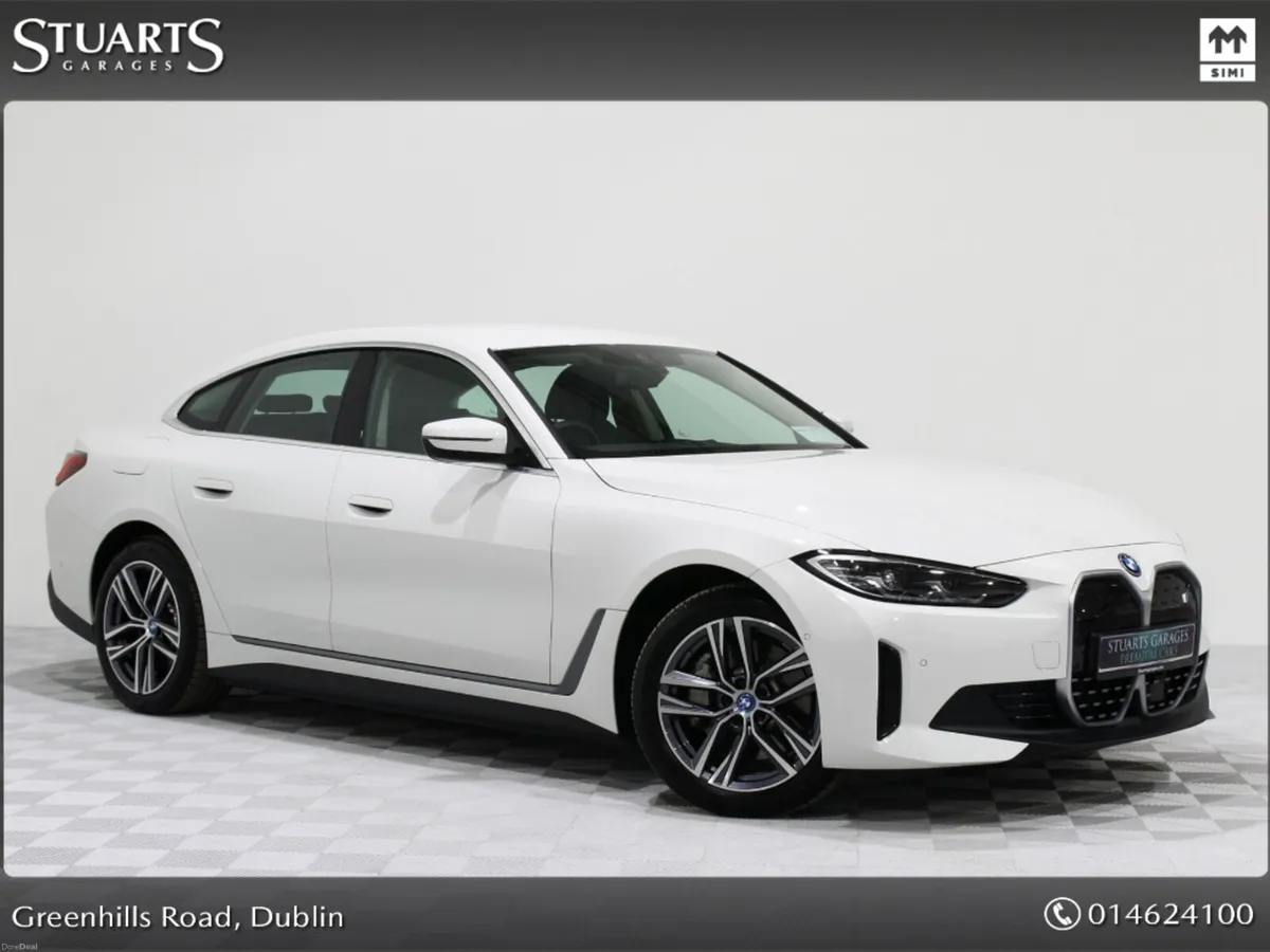 BMW i4 I4 eDrive 40 SPORT ALPINE WHITE WITH HALF B - Image 1